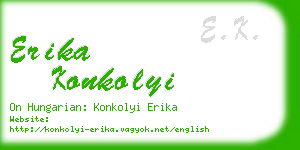 erika konkolyi business card
